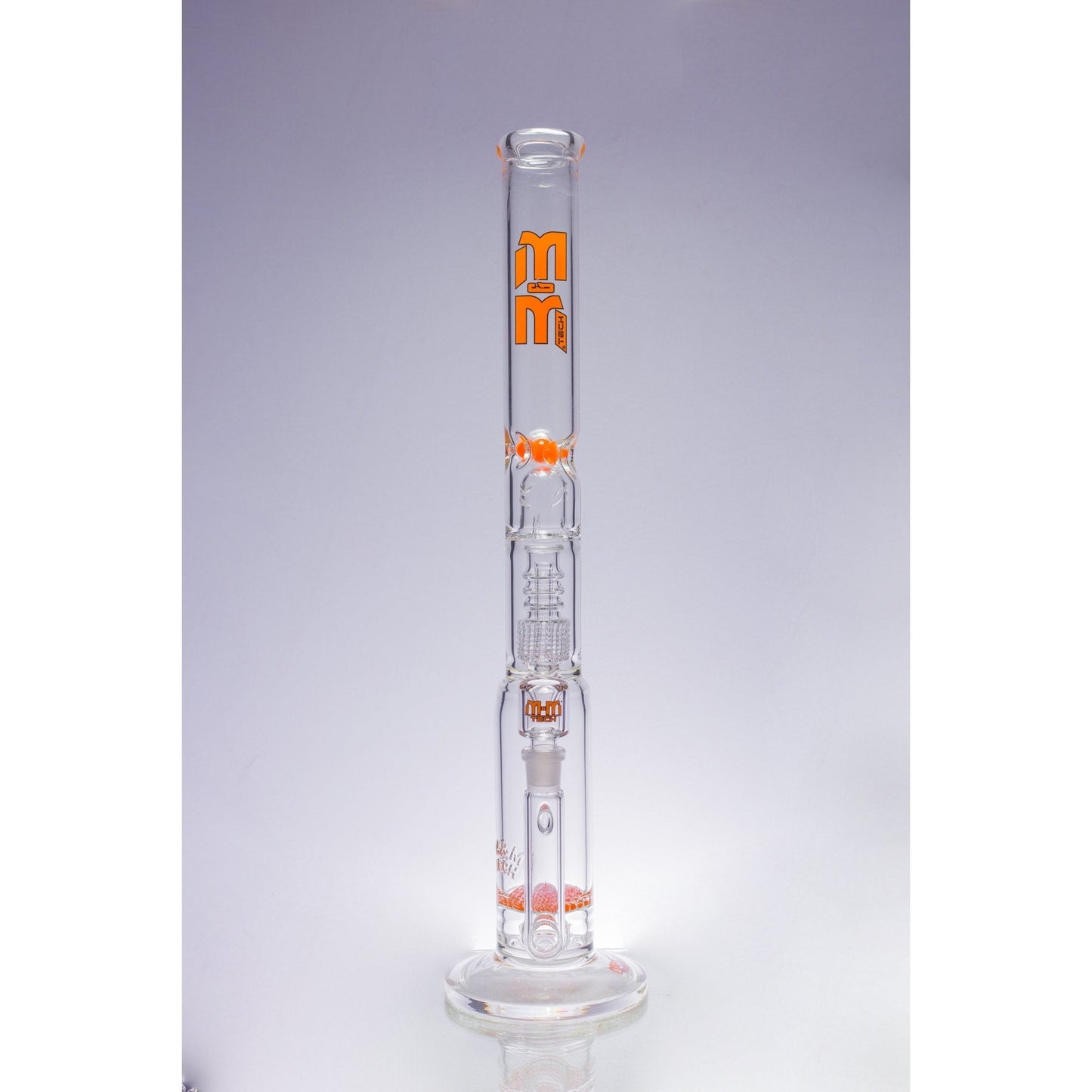 Waterpipe Latticeandelier Straight Tube by M&M Tech - M&M Tech Glass