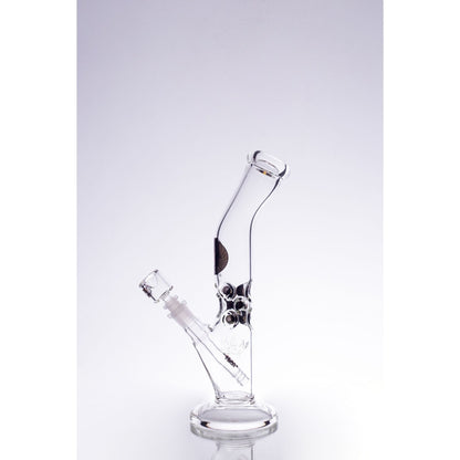 Waterpipe Lazy Straight Tube with Ice Pinch by M&M Tech - M&M Tech Glass