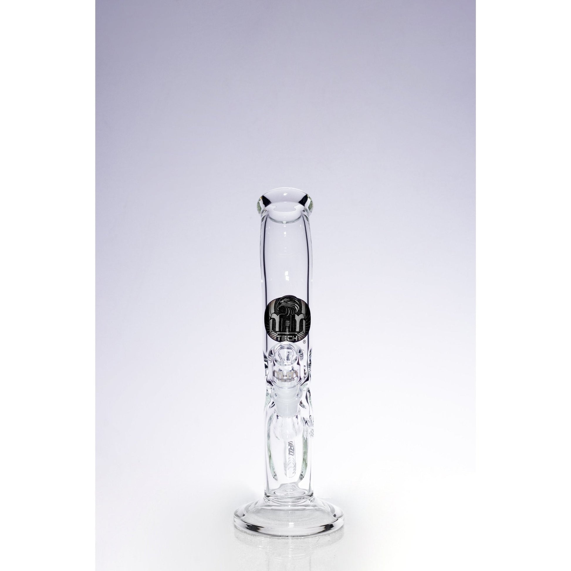 Waterpipe Lazy Straight Tube with Ice Pinch by M&M Tech - M&M Tech Glass