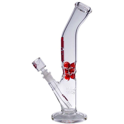 Waterpipe Lazy Straight Tube with Ice Pinch by M&M Tech - M&M Tech Glass