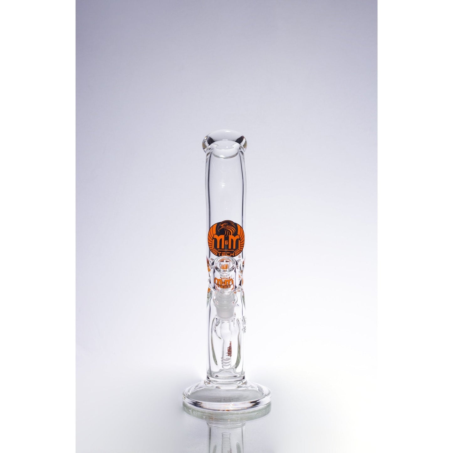 Waterpipe Lazy Straight Tube with Ice Pinch by M&M Tech