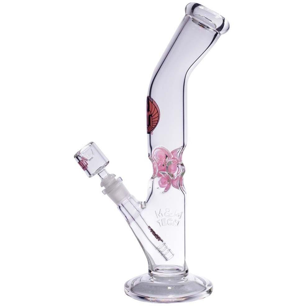 Waterpipe Lazy Straight Tube with Ice Pinch by M&M Tech