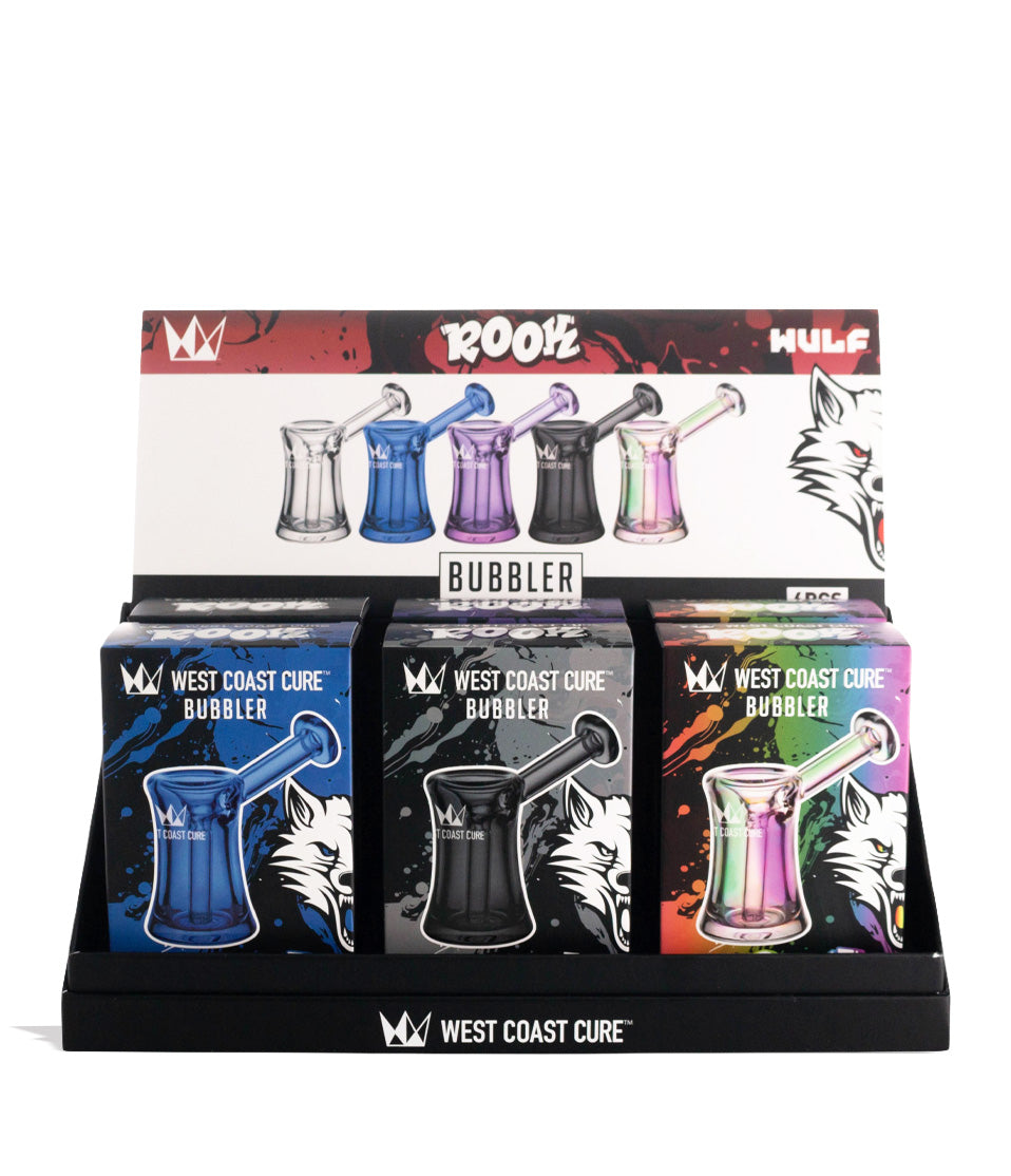 West Coast Cure Rook Bubbler 6pk Front View on White Background