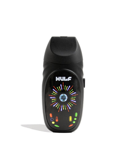 Black Wulf Mods Faze Portable Dry Herb Vaporizer Front View on White Background