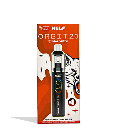 Wulf Orbit 2.0 black red spatter box front
