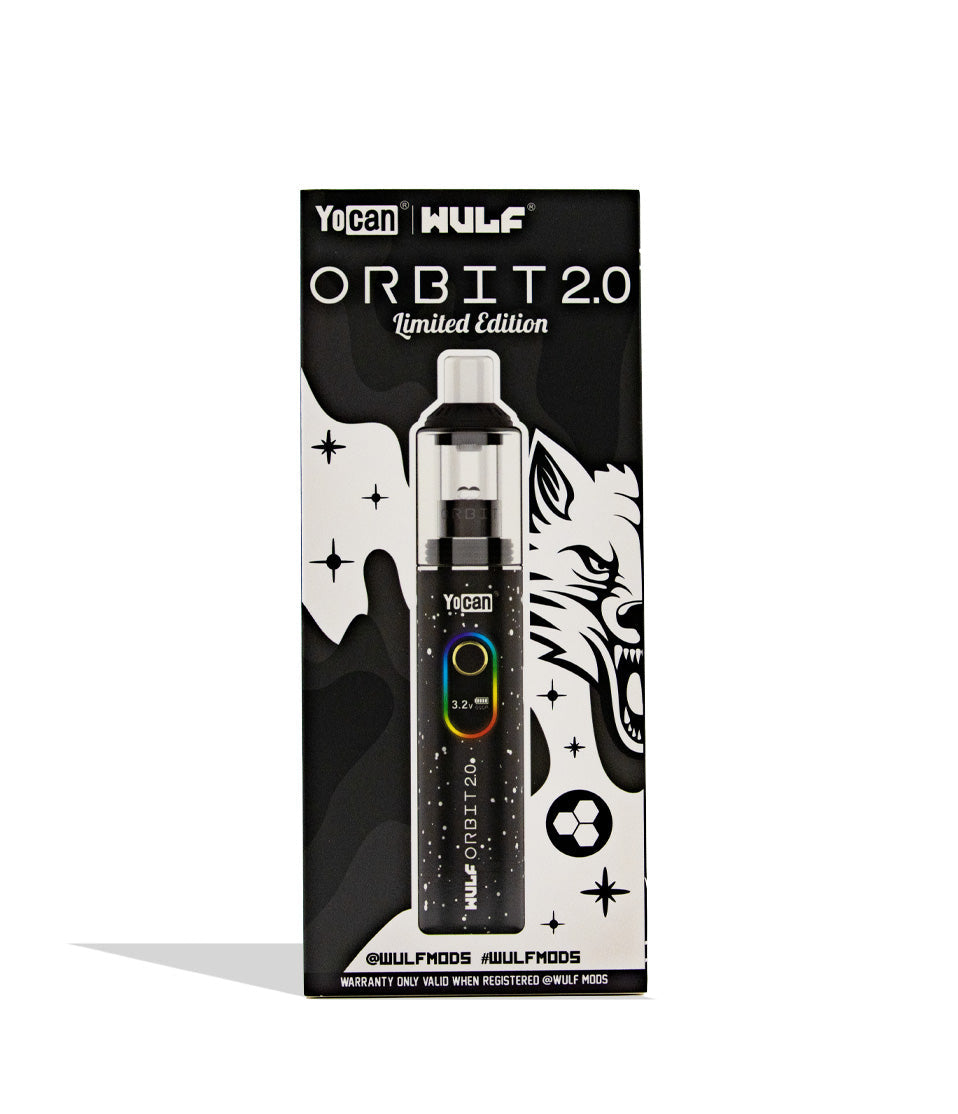 Wulf Orbit 2.0 black white spatter box front