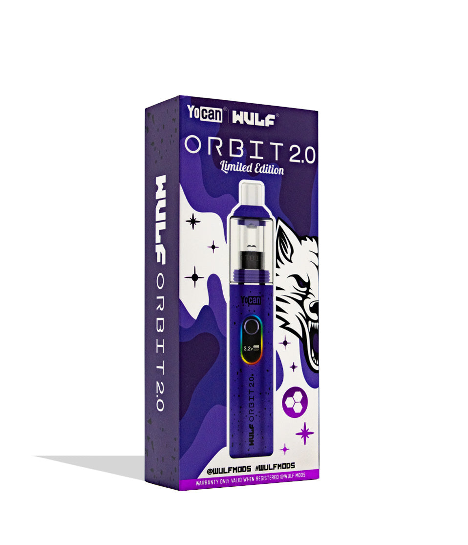 Wulf Orbit 2.0 purple black spatter box side