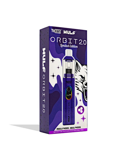 Wulf Orbit 2.0 purple black spatter box side