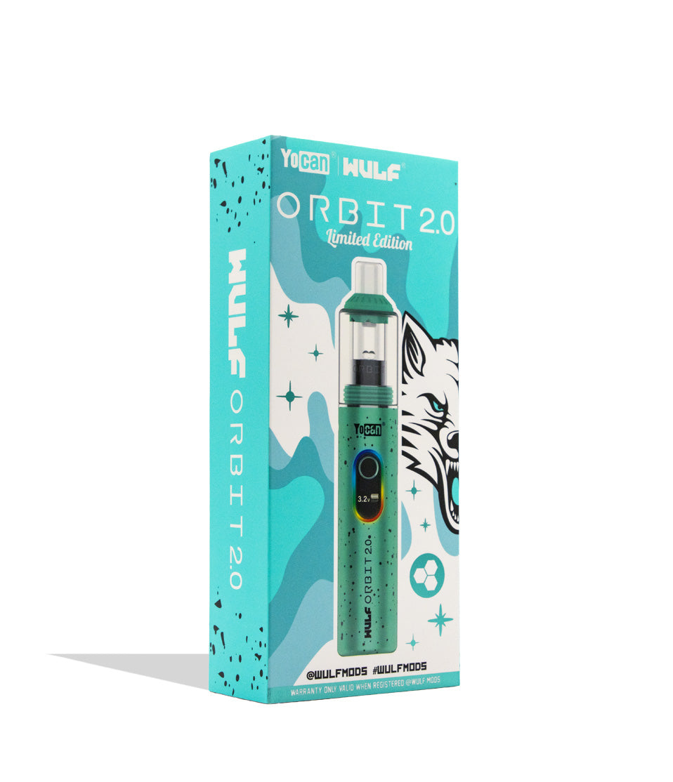 Wulf Orbit 2.0 teal black spatter box side