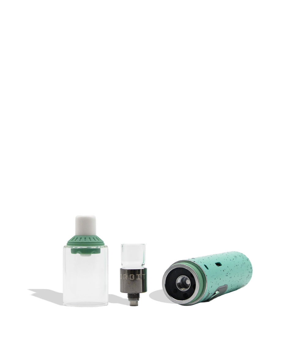 Wulf Orbit 2.0 teal black spatter disassembled