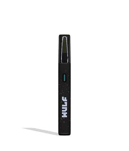 Wulf Slyce hot knife black red spatter on a white background