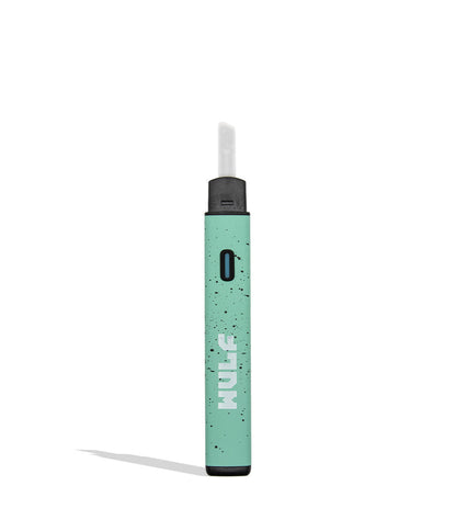 WULF Slyce teal black spatter hot knife dab tool with cap off on white background