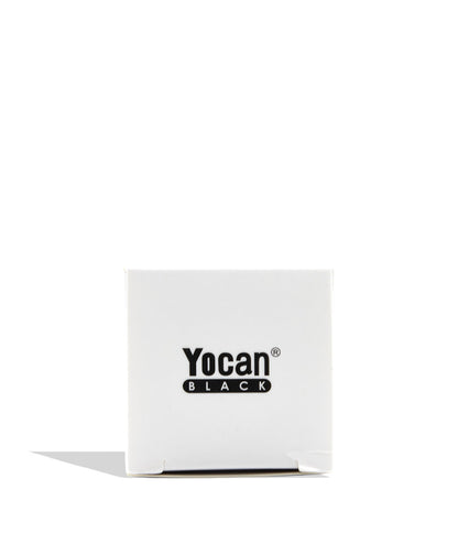 A white square product box with the brand name 'Yocan' and 'BLACK' printed in black on the front, set against a plain white background with a soft shadow to the left.